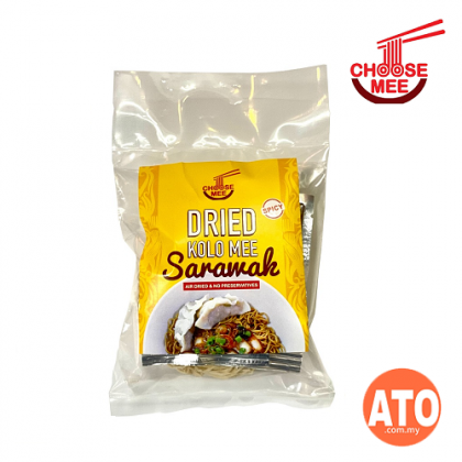 (Muslim Friendly Product) Choose Mee Dried Sarawak Kolo Mee / Pan Mee (Single Pack / 4 Small Packs) EXP Date:30/8/2022