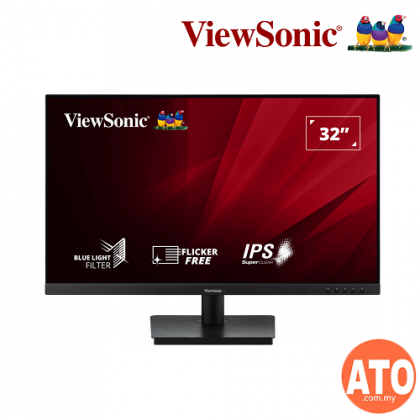 VIEWSONIC 32” 2K VA3209 QHD Monitor Featured Built-In Speakers *3 Years Warranty*
